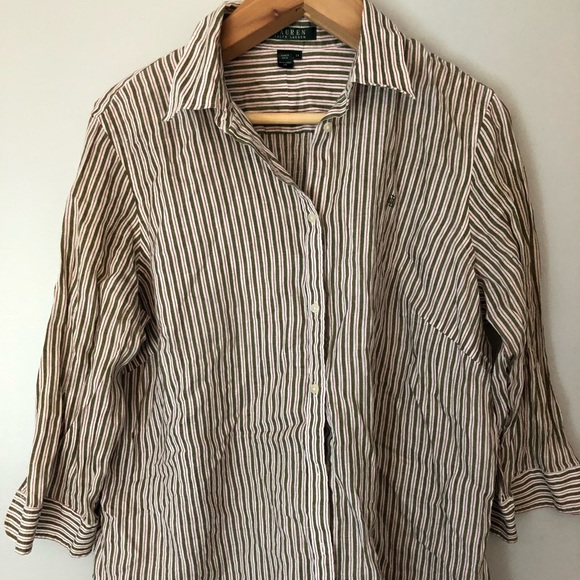 Ralph Lauren Tops - Ralph Lauren Striped Dress Shirt